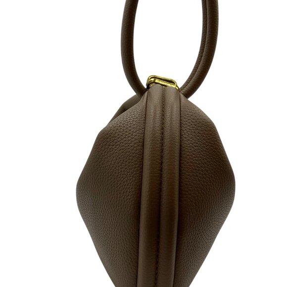 Songmont Luna Shoulder Bag Tan Beige Vegan Leather Hobo Detachable Strap*Read - Picture 3 of 16